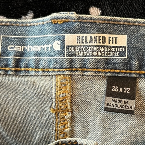 Carhartt Blue Relaxed Fit Jeans - Picture 2 of 3